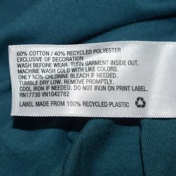 Teal Green Blouse Cat & Jack Toddler Girls Eyelet Long Sleeve Size 5T - Picture 5 of 5